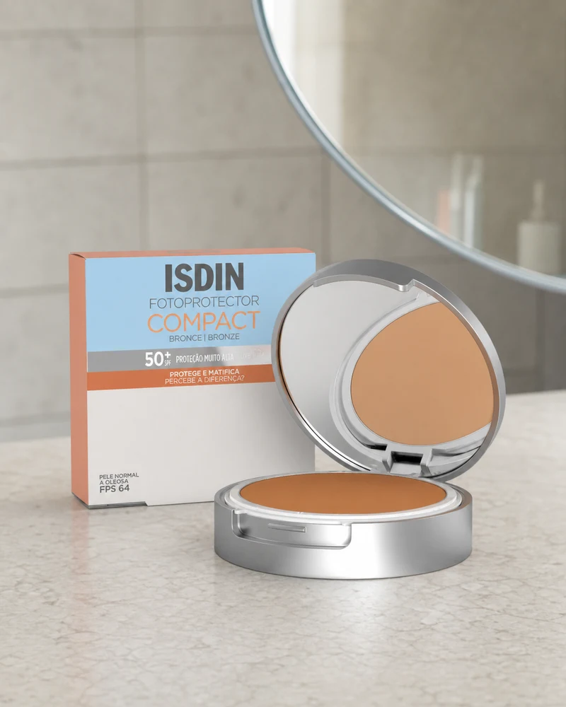 ISDIN Fotoprotector Pó Compacto FPS 64 Bronze 10g