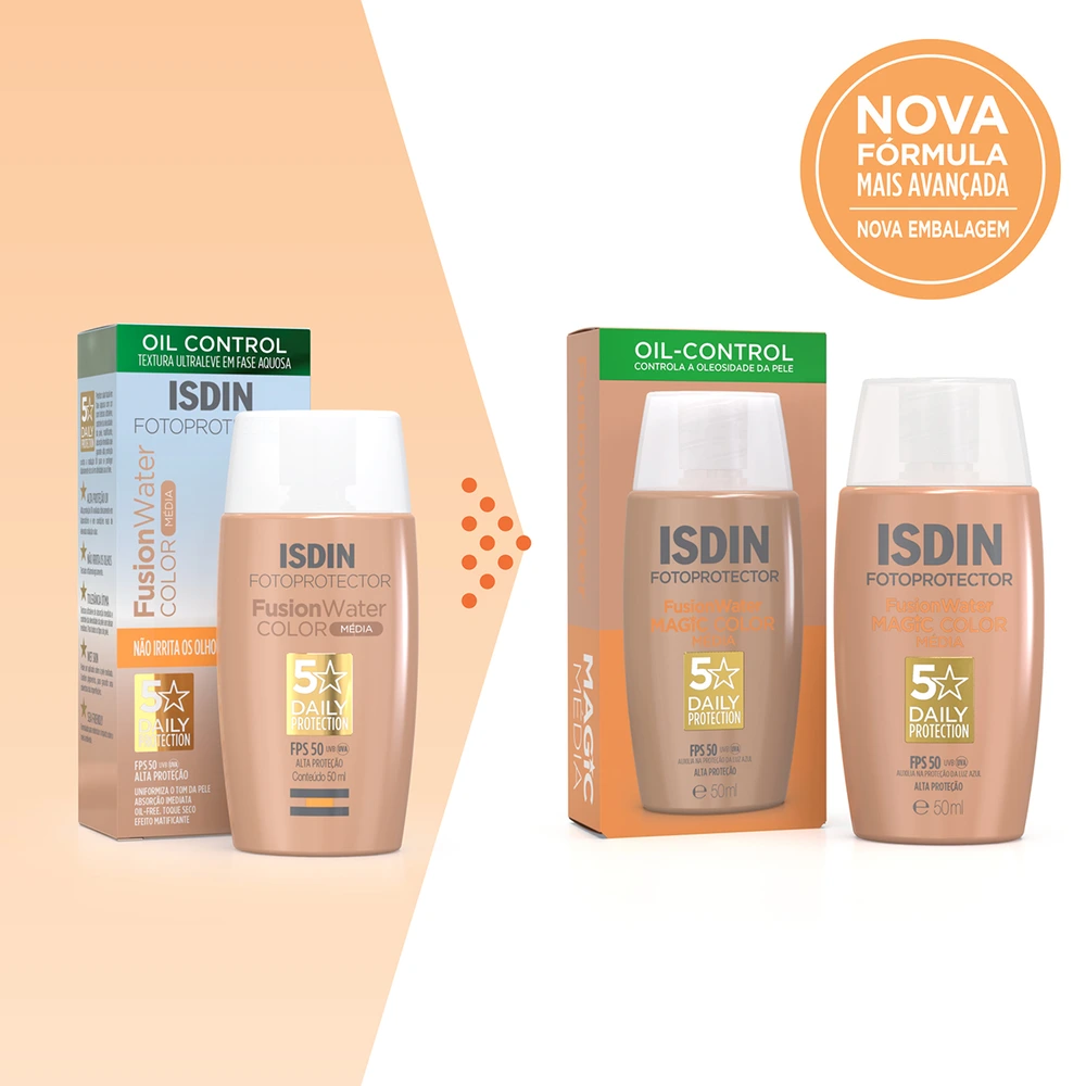ISDIN Fusion Water Color Cor Média FPS 50 50ml