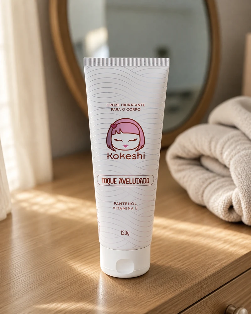 Kokeshi Creme Hidratante Corporal Toque de Veludo 120g