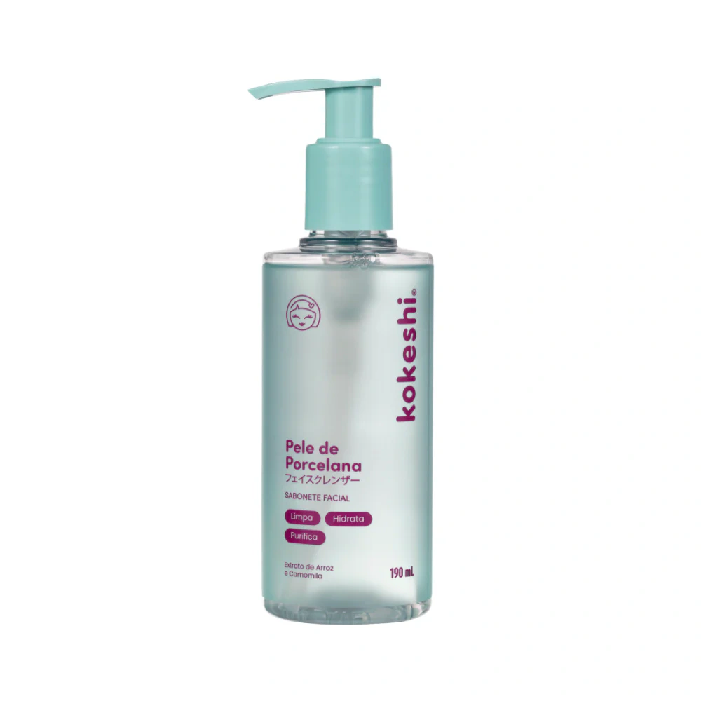 Kokeshi Sabonete Líquido Facial Pele de Porcelana 200ml