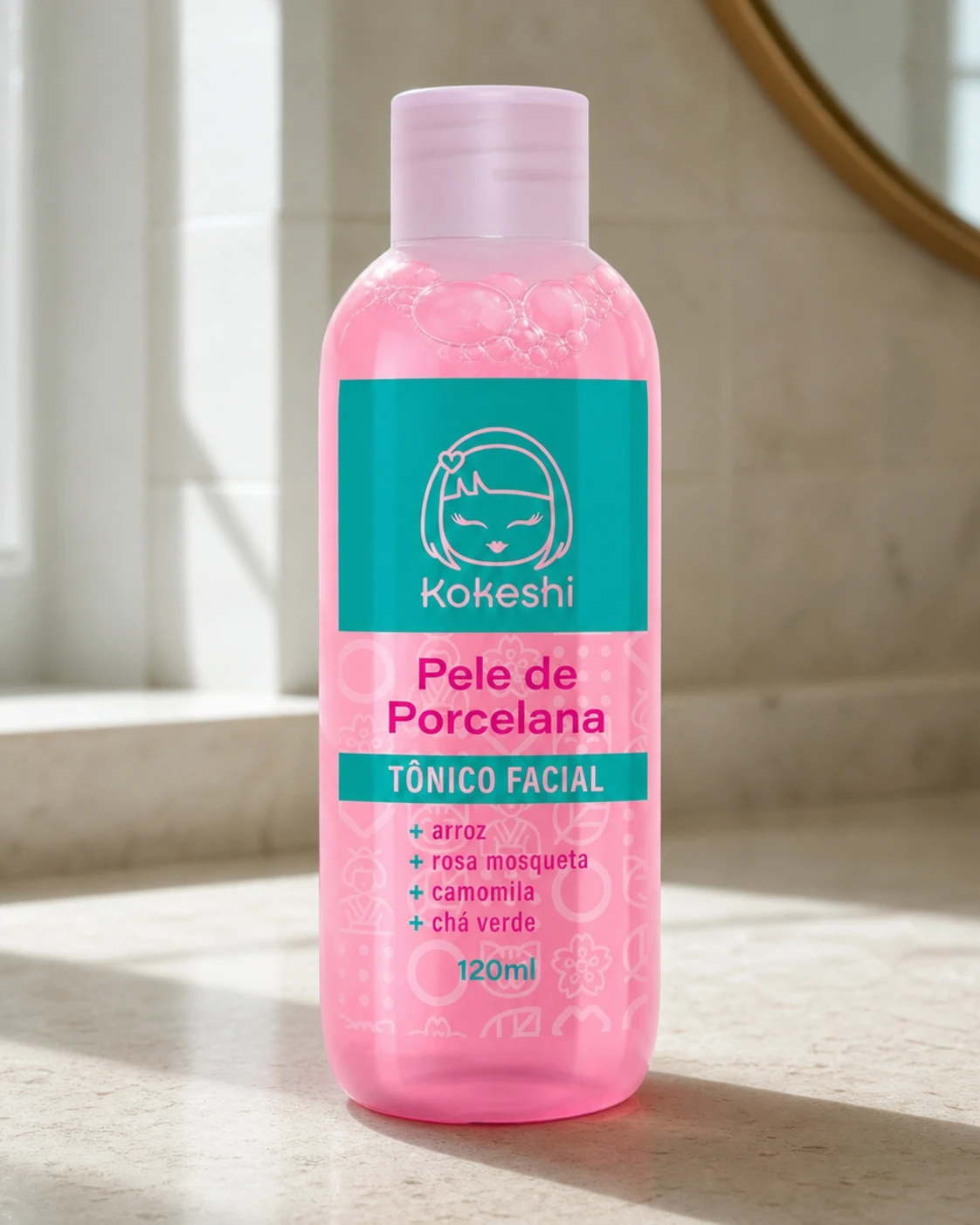 Kokeshi Tônico Facial Pele de Porcelana 120ml