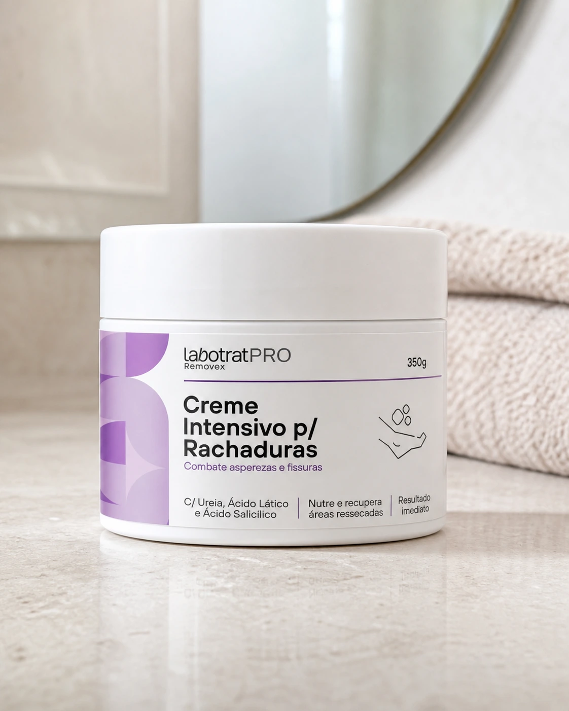 Labotrat Creme Intensivo para Rachaduras — Hidratação de Pés 350g