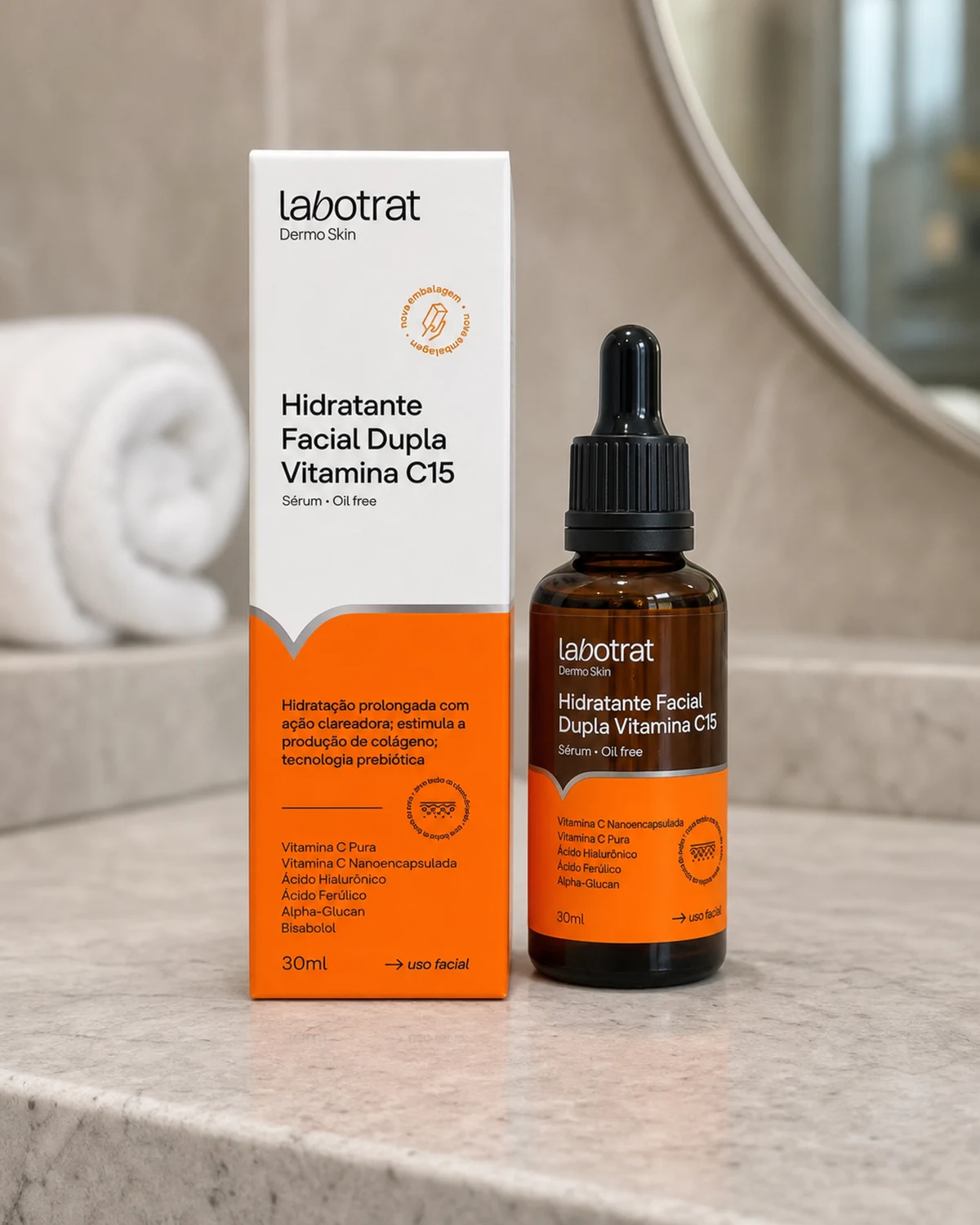 Labotrat Hidratante Facial Dupla Vitamina C 15% 30ml