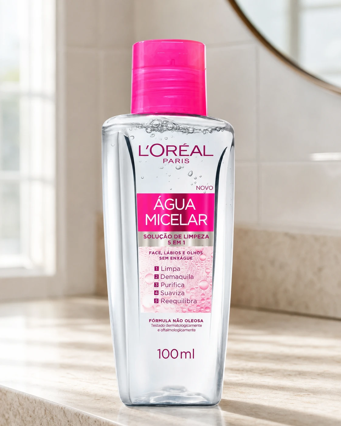 L'Oréal Paris Água Micelar Solução de Limpeza 5 em 1 100ml