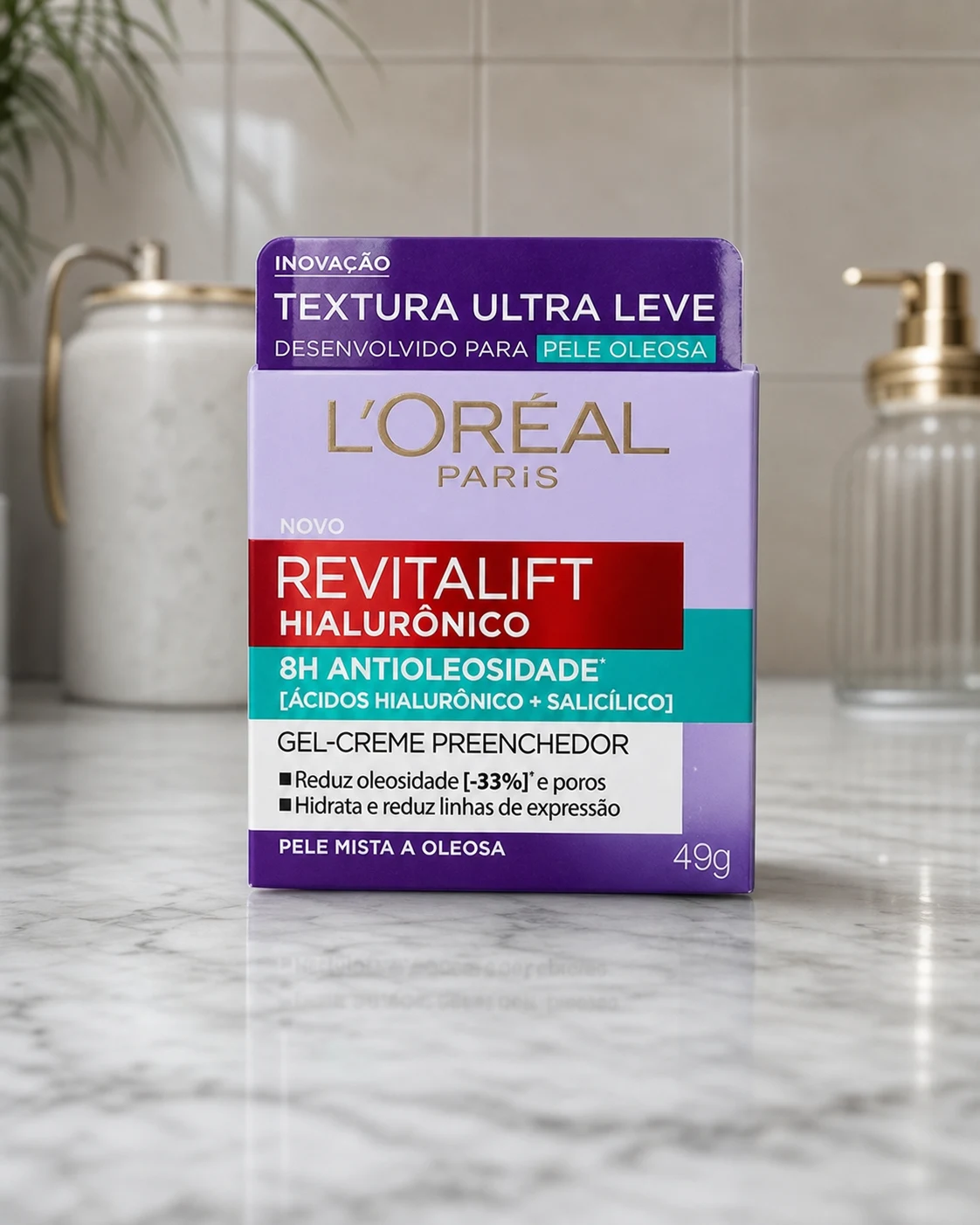 L'Oréal Paris Revitalift Hialurônico Gel de Limpeza Antioleosidade 49g