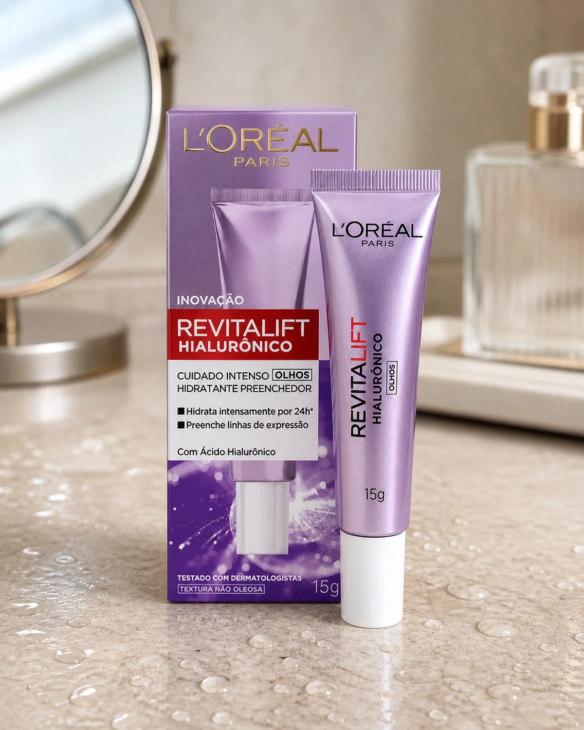 L'Oréal Paris Revitalift Hialurônico Creme para Área dos Olhos 15g