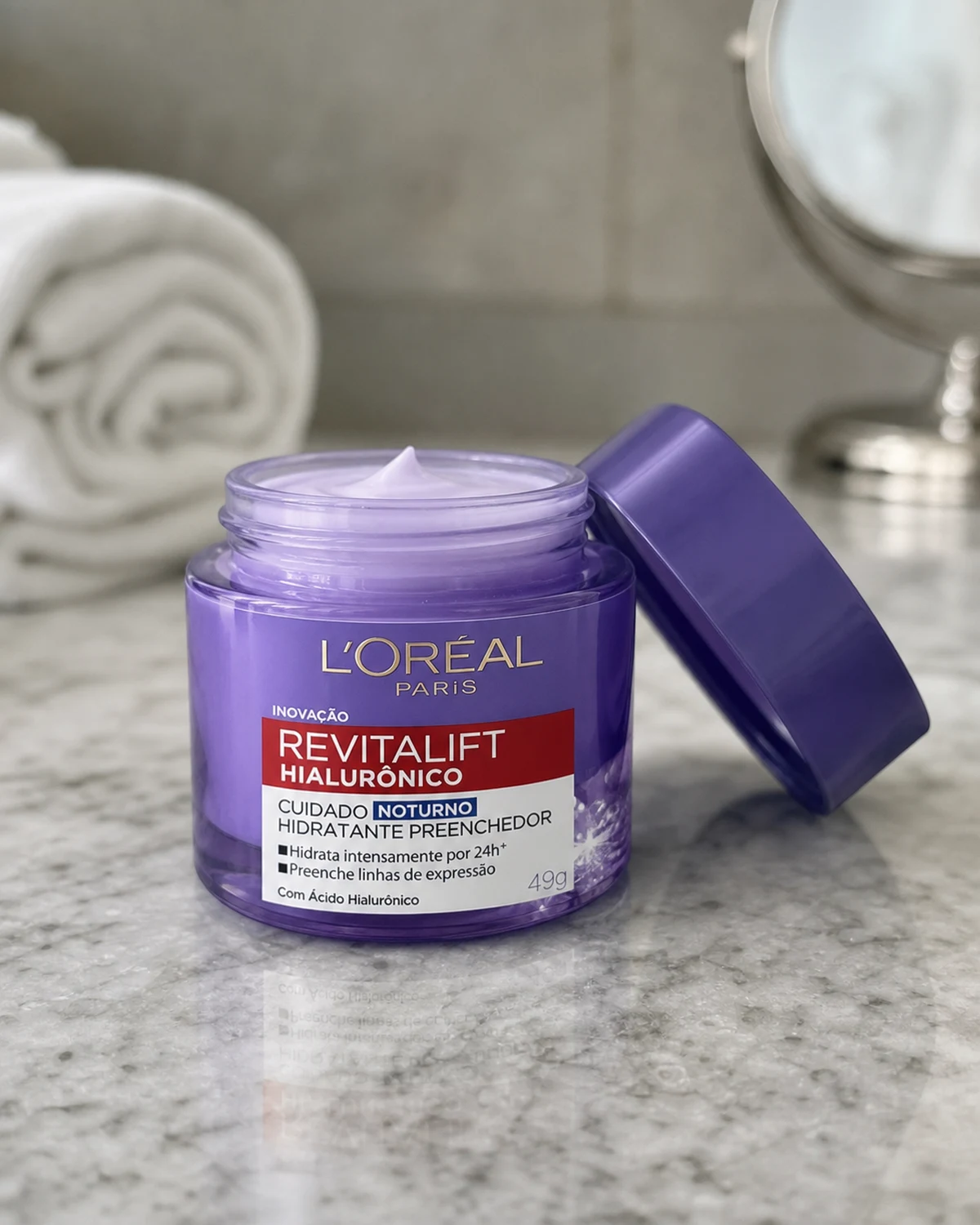 L'Oréal Paris Revitalift Hialurônico Creme Facial Noturno 49g
