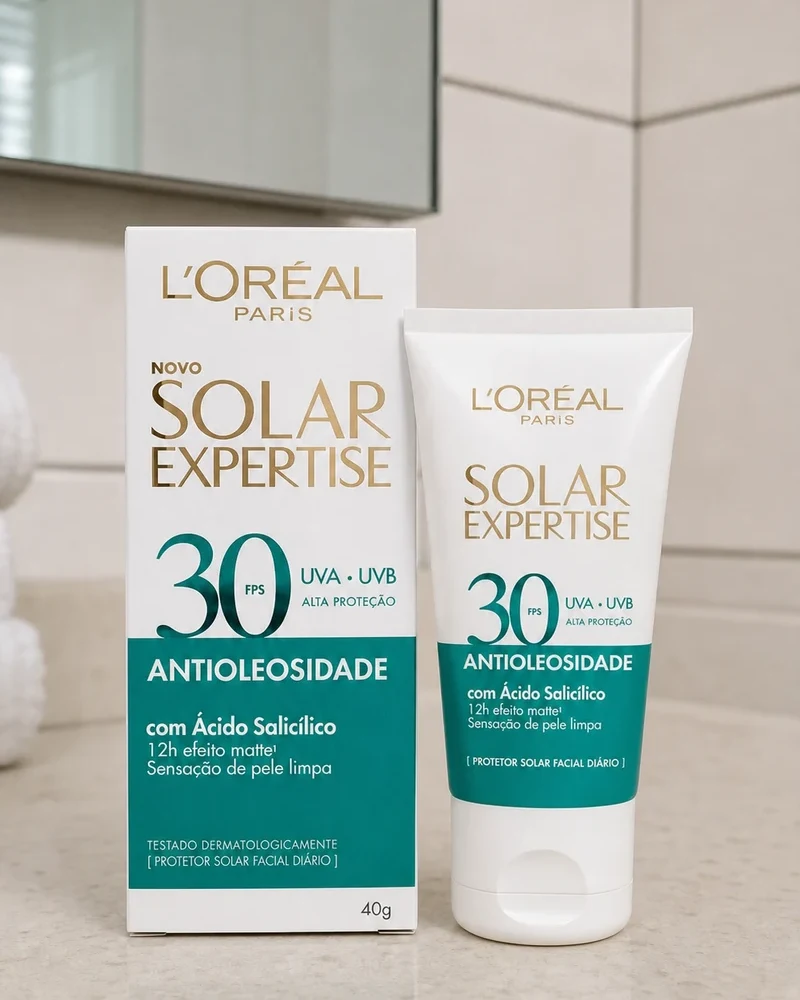 L'Oréal Paris Solar Expertise Protetor Solar Facial Antioleosidade FPS 30 40g