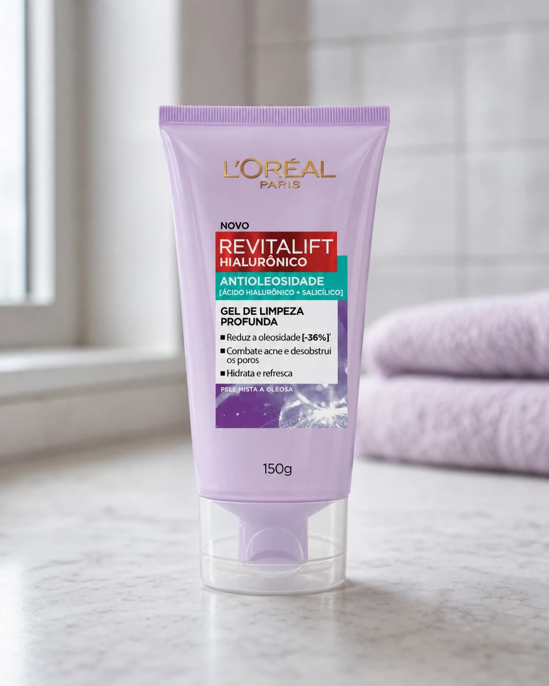 L'Oréal Paris L'Oréal Paris Revitalift Hialurônico Gel de Limpeza Antioleosidade, 150g