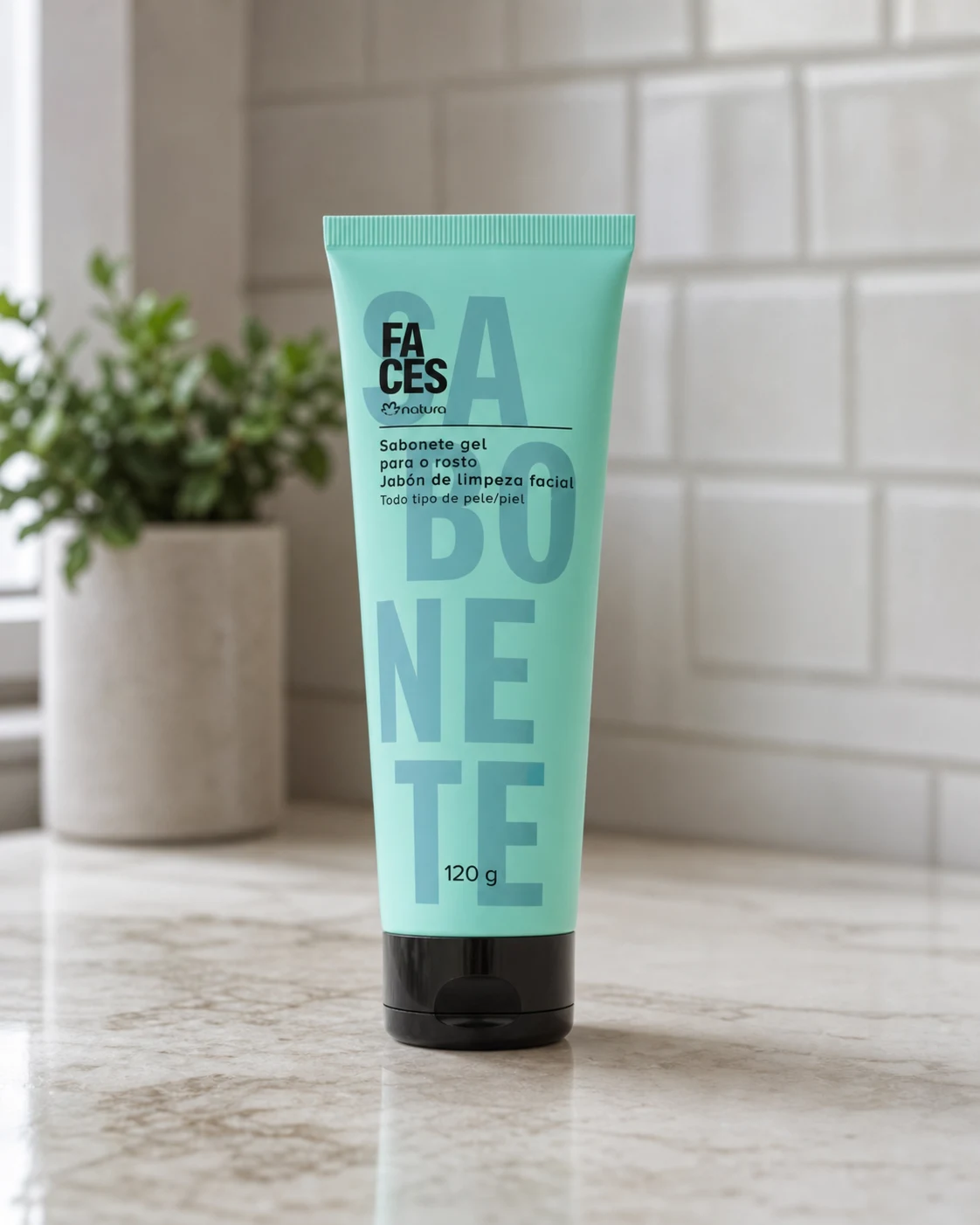 Natura Natura Faces Sabonete Gel para o Rosto 120g
