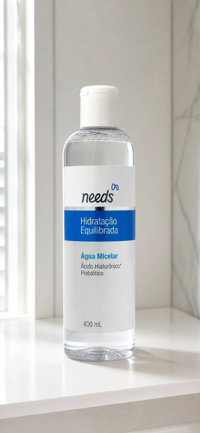 Needs Água Micelar Needs 400 ml (frasco grande)