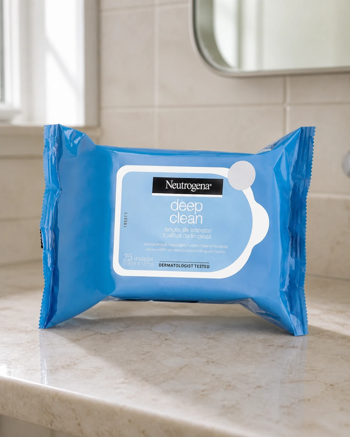 Neutrogena Deep Clean Lenço Demaquilante 25 unidades