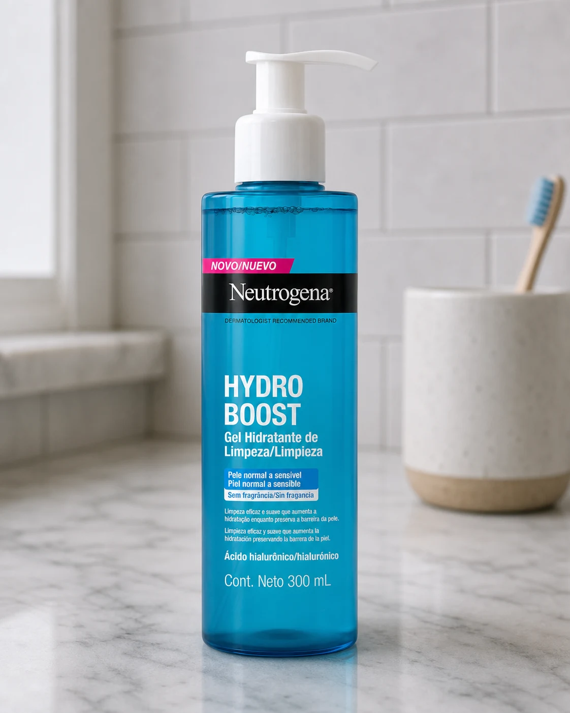 Neutrogena Gel Hidratante de Limpeza — Hydro Boost — 300 ml