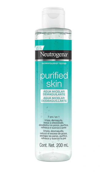 Neutrogena Água Micelar Demaquilante — Purified Skin — 200 ml