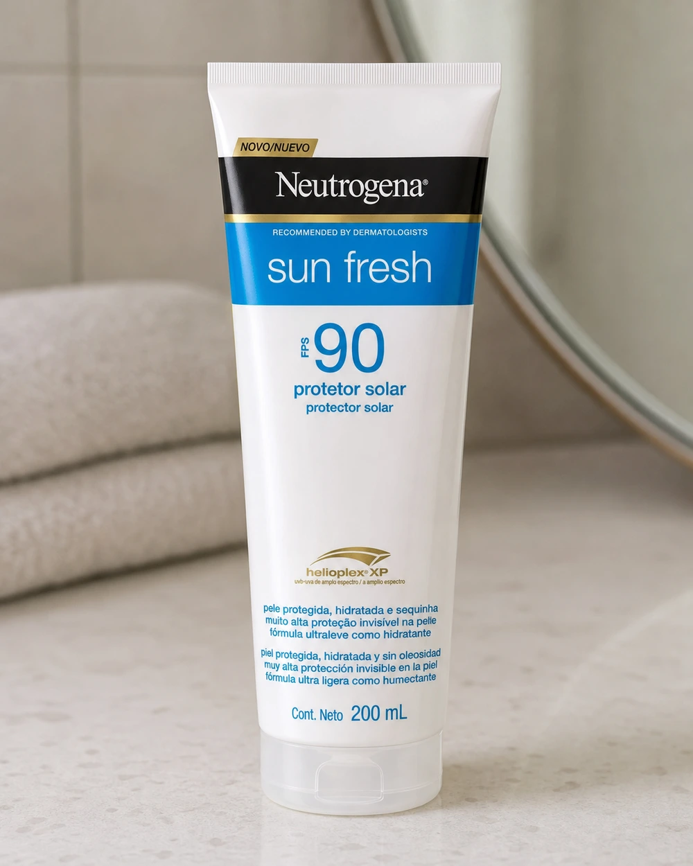 Neutrogena Sun Fresh protetor solar corporal FPS 90, 200 ml