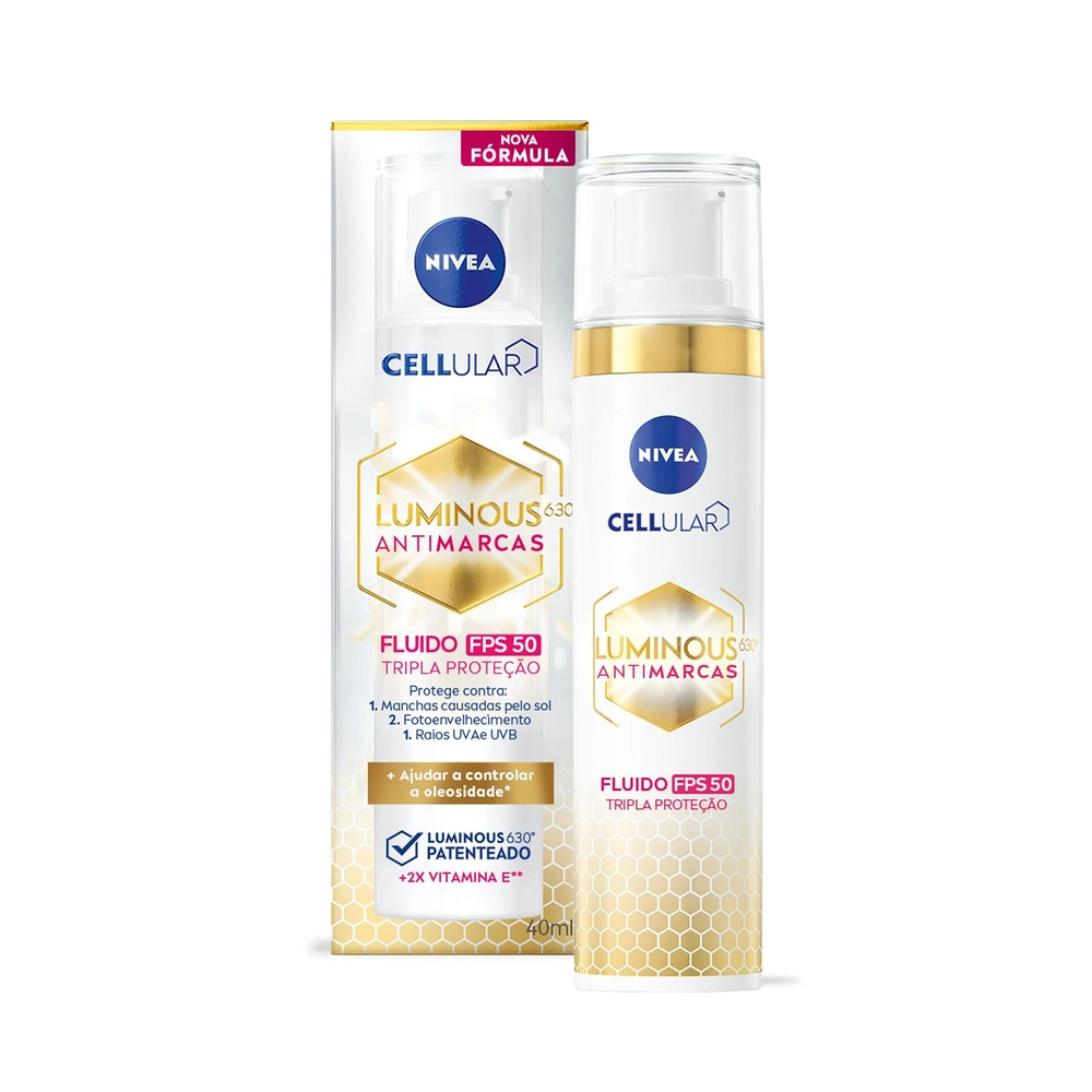 Nivea Fluido Facial Luminous 630 FPS 50 40ml