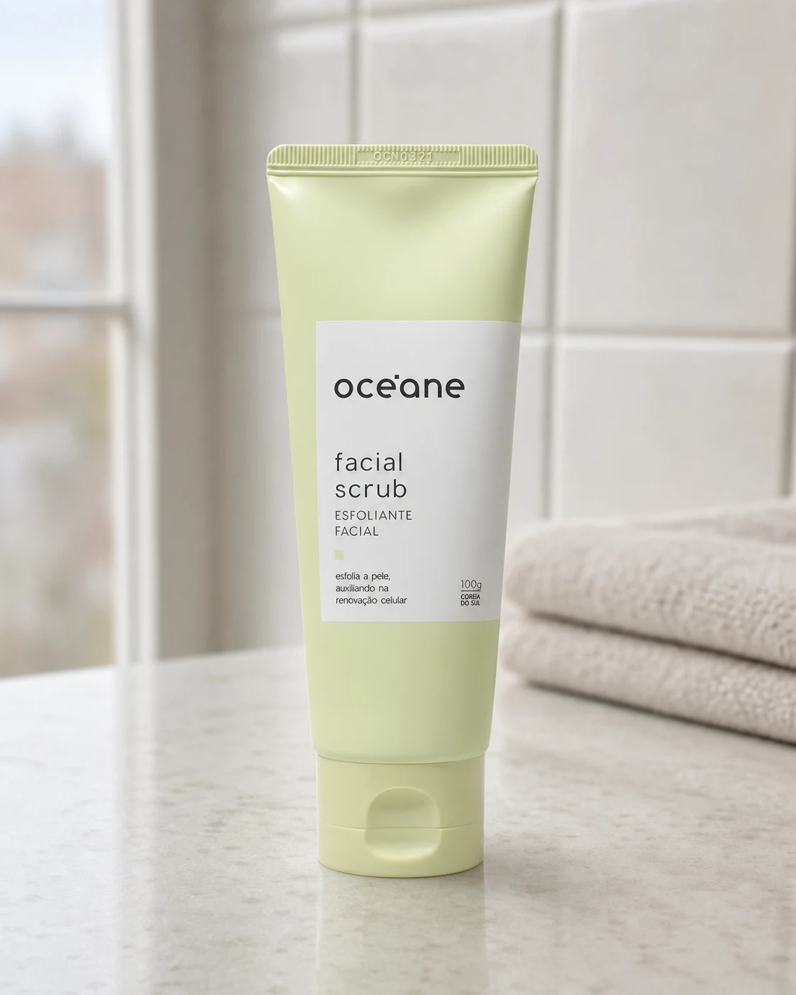 Océane Esfoliante Facial com Extrato de Bambu Facial Scrub 100ml