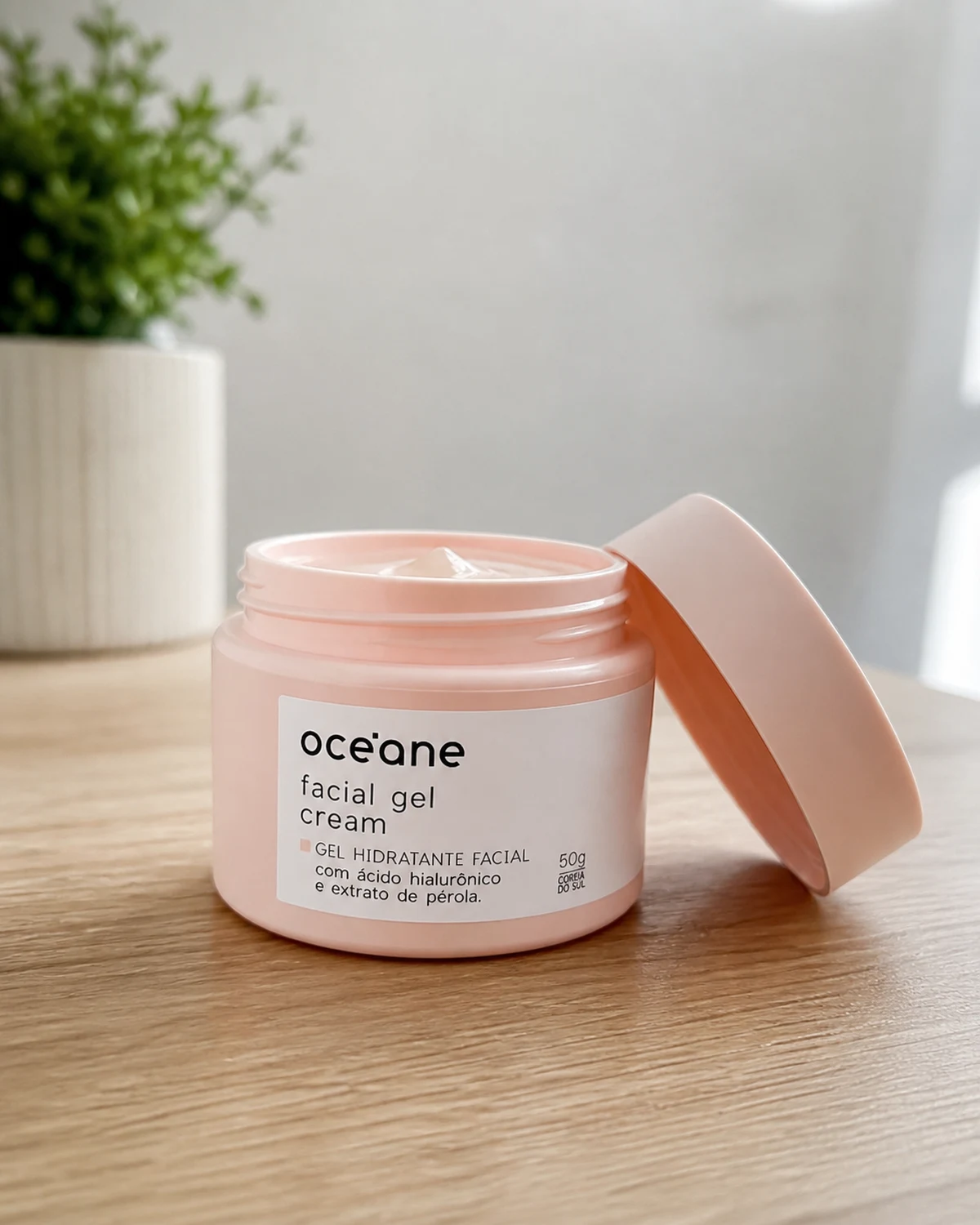 Océane Gel Hidratante Facial com Extrato de Pérola Facial Gel Cream 50g