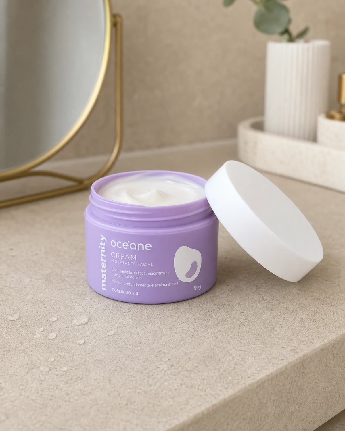 Océane Hidratante Facial para Gestantes Maternity Cream 50g