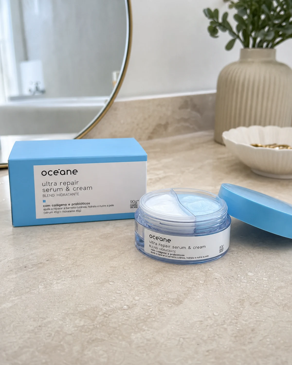 Océane Ultra Repair Serum and Cream Blend Hidratante