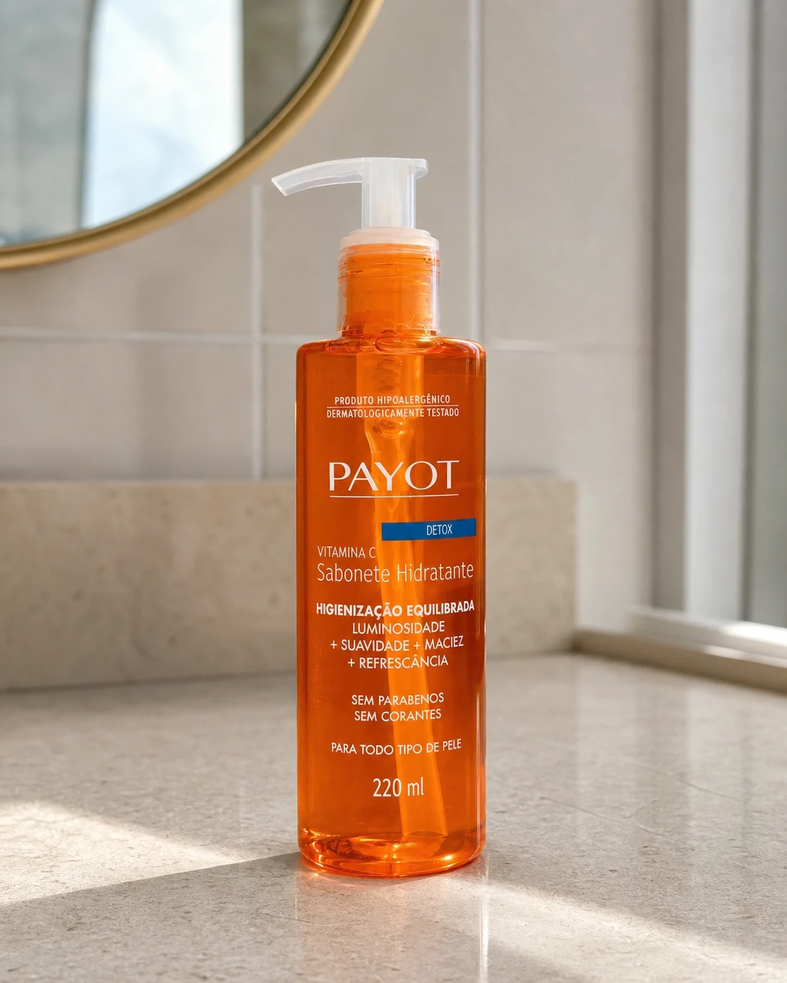Payot Sabonete Líquido Facial Detox Vitamina C 220ml