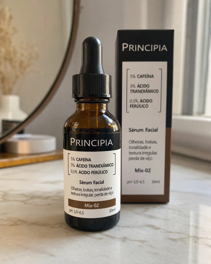 Principia Sérum Mix-02 Cafeína, Ácido Tranexâmico e Ferúlico