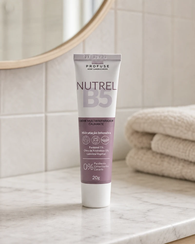 Profuse Profuse Nutrel B5 Creme Multirreparador Calmante Corpo e Rosto, 20g