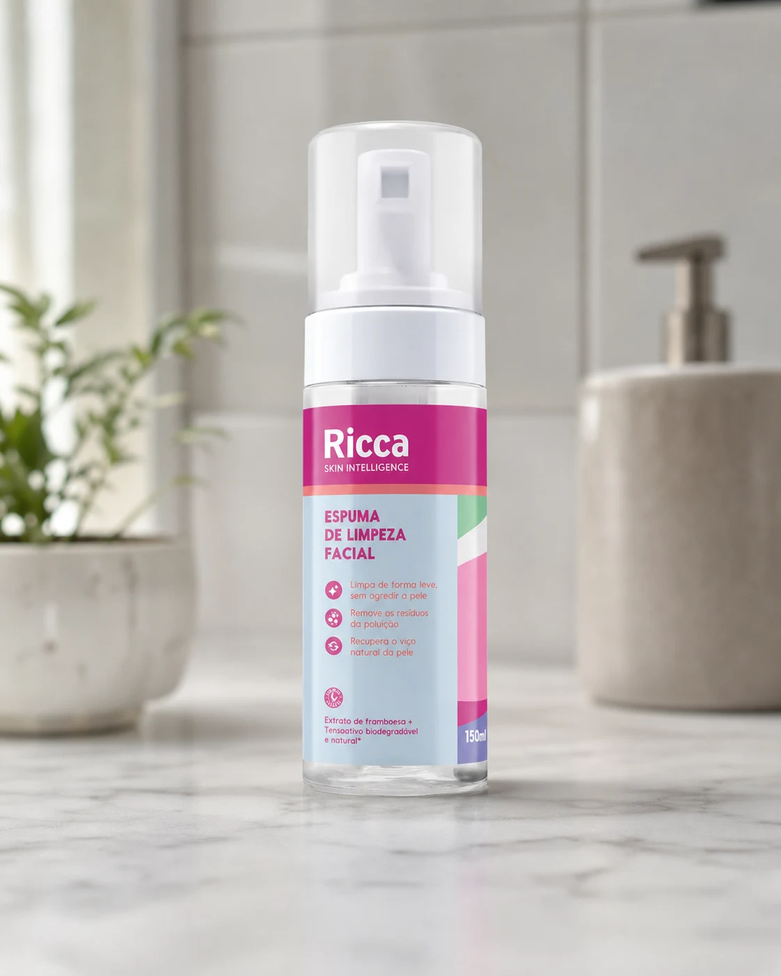 Ricca Ricca Espuma de Limpeza Facial Framboair