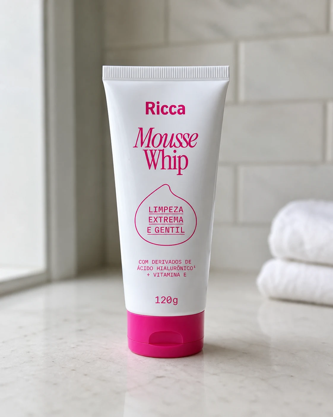 Ricca Ricca Mousse Whip Sabonete Espumado Facial 120g
