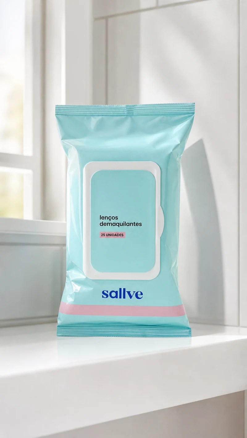 Sallve Lenços Demaquilantes Sallve Água Micelar