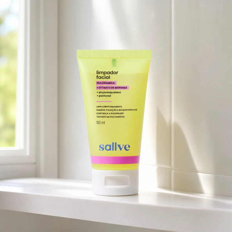 Sallve Sabonete Facial Líquido Sallve Limpador Facial 200ml