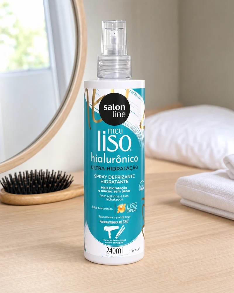 Salon Line Salon Line Meu Liso Hialurônico Spray Defrizante Protetor Térmico 240ml