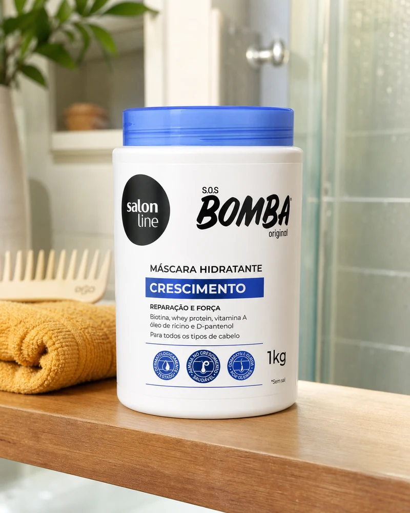 Salon Line Salon Line SOS Bomba Original Máscara de Hidratação 1kg