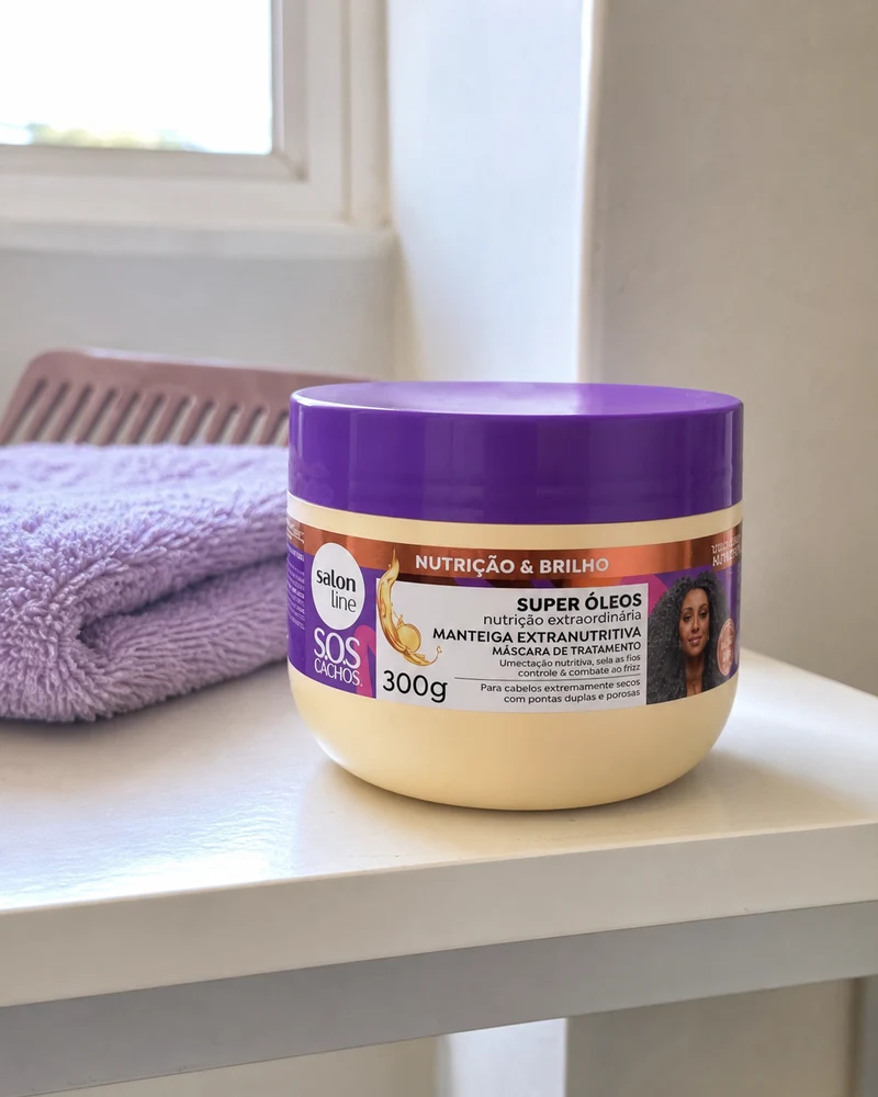 Salon Line Salon Line SOS Cachos Super Óleos Máscara de Tratamento Manteiga Extranutritiva 300g