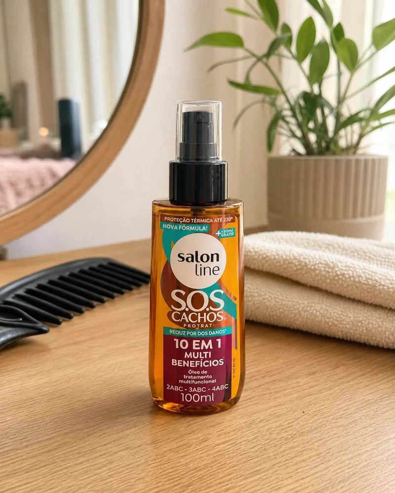 Salon Line Salon Line S.O.S Cachos Óleo 10 em 1 Multibenefícios 100ml