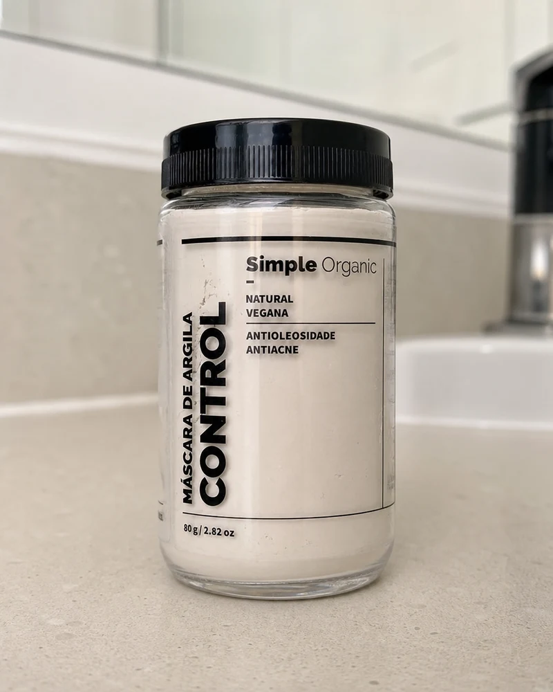 Simple Organic Simple Organic Máscara de Argila Control 80g