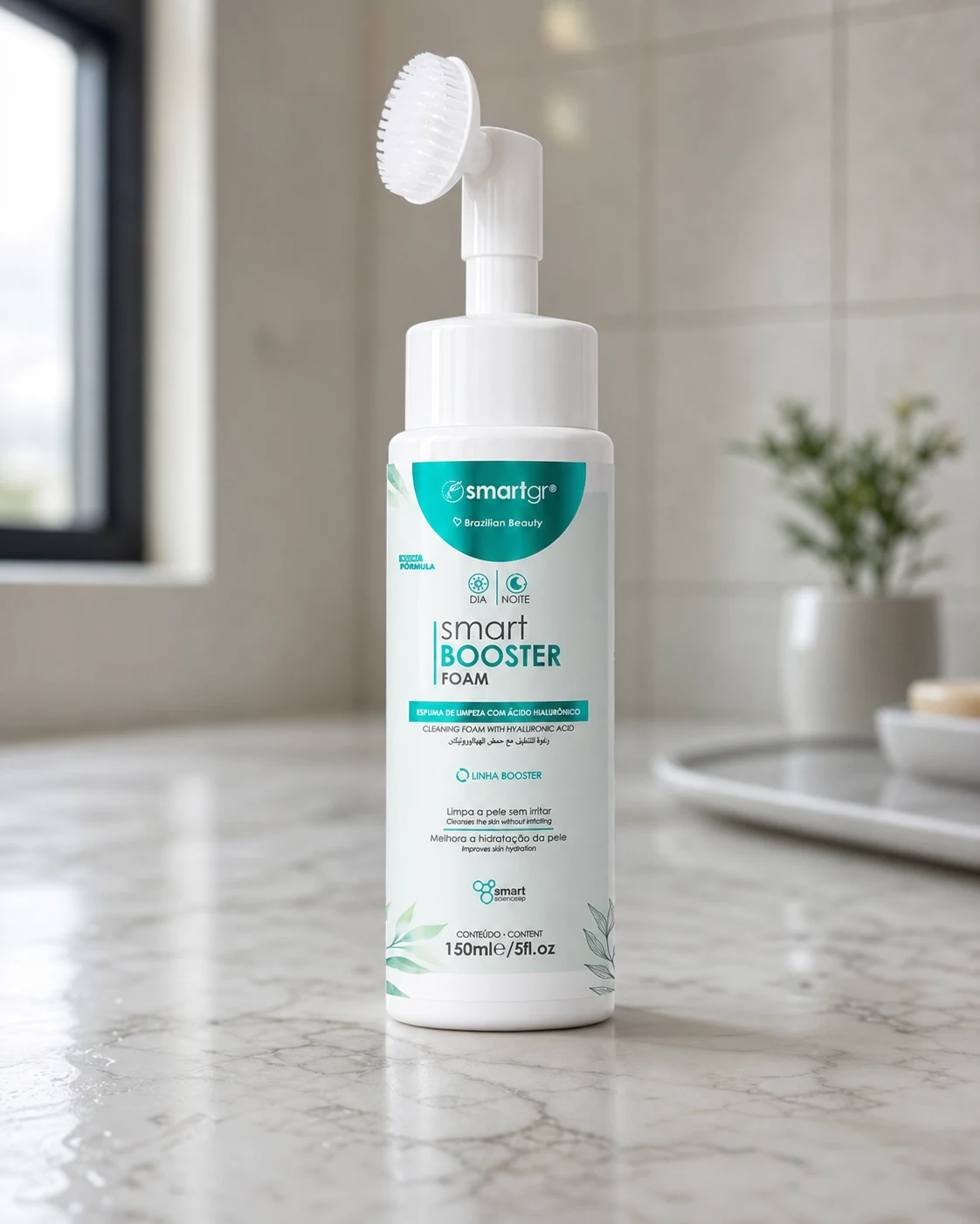 Smart GR Smart Booster Espuma Limpeza Ácido Hialurônico 150ml