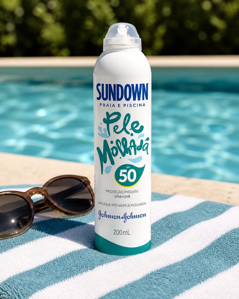 Sundown Sundown Protetor Solar Spray Pele Molhada FPS 50, 200ml