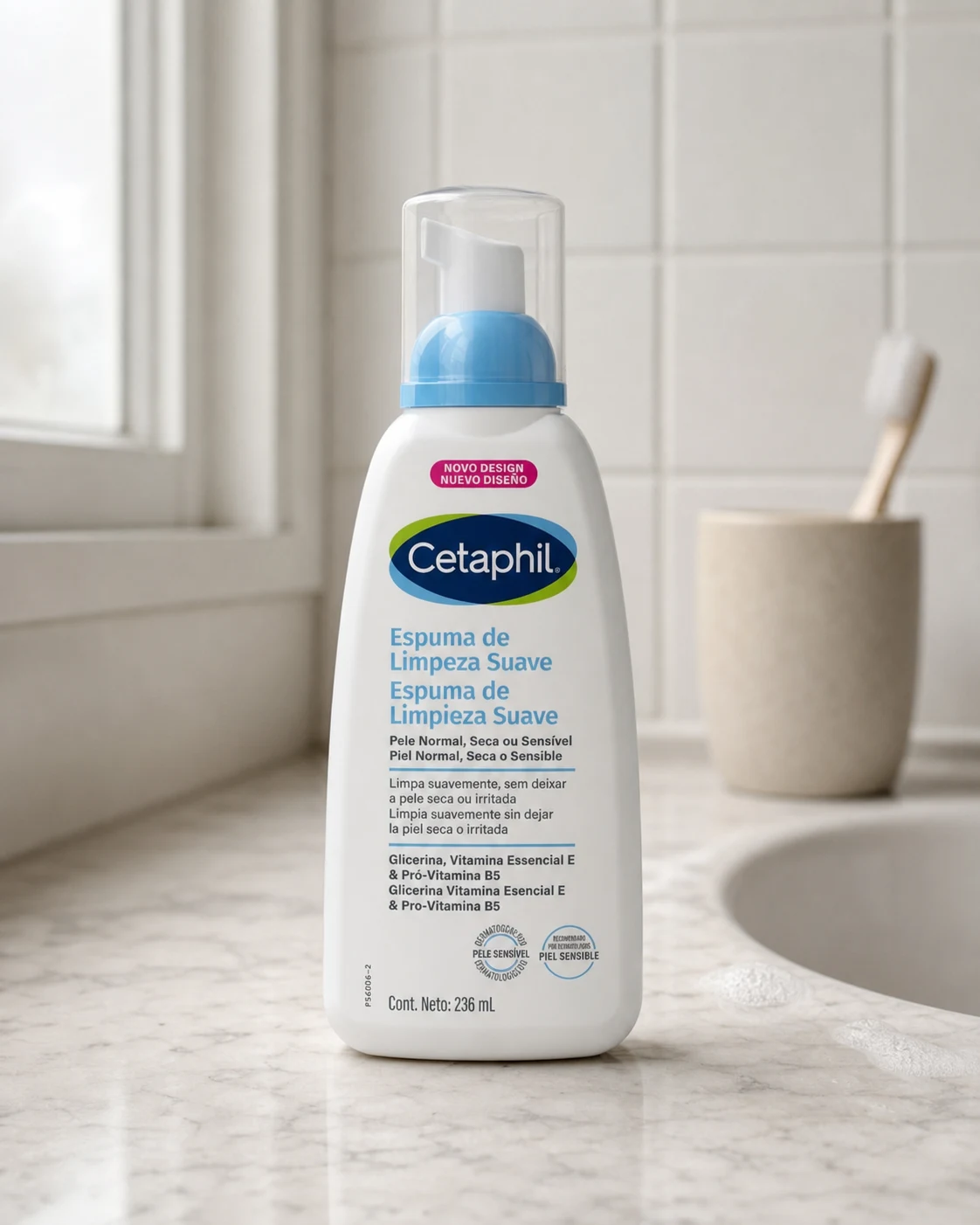 Espuma de Limpeza Facial Suave 236ml - Comparativo de preços e especificações no Tá Comparado