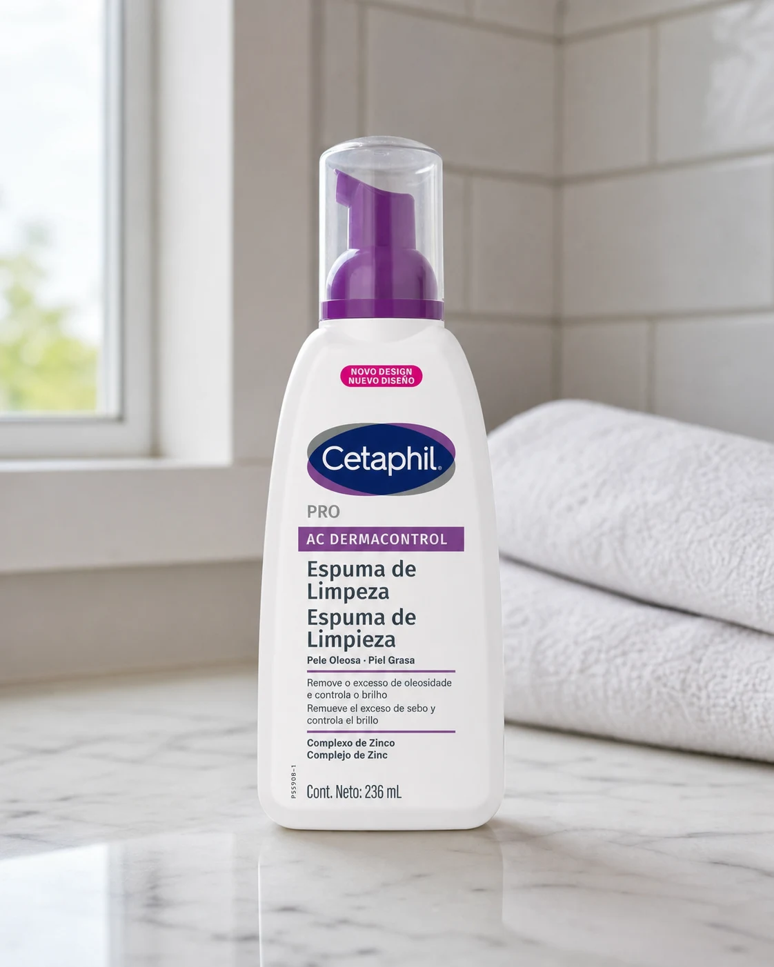 Espuma de Limpeza Facial Pro AC Dermacontrol 236ml - Comparativo de preços e especificações no Tá Comparado
