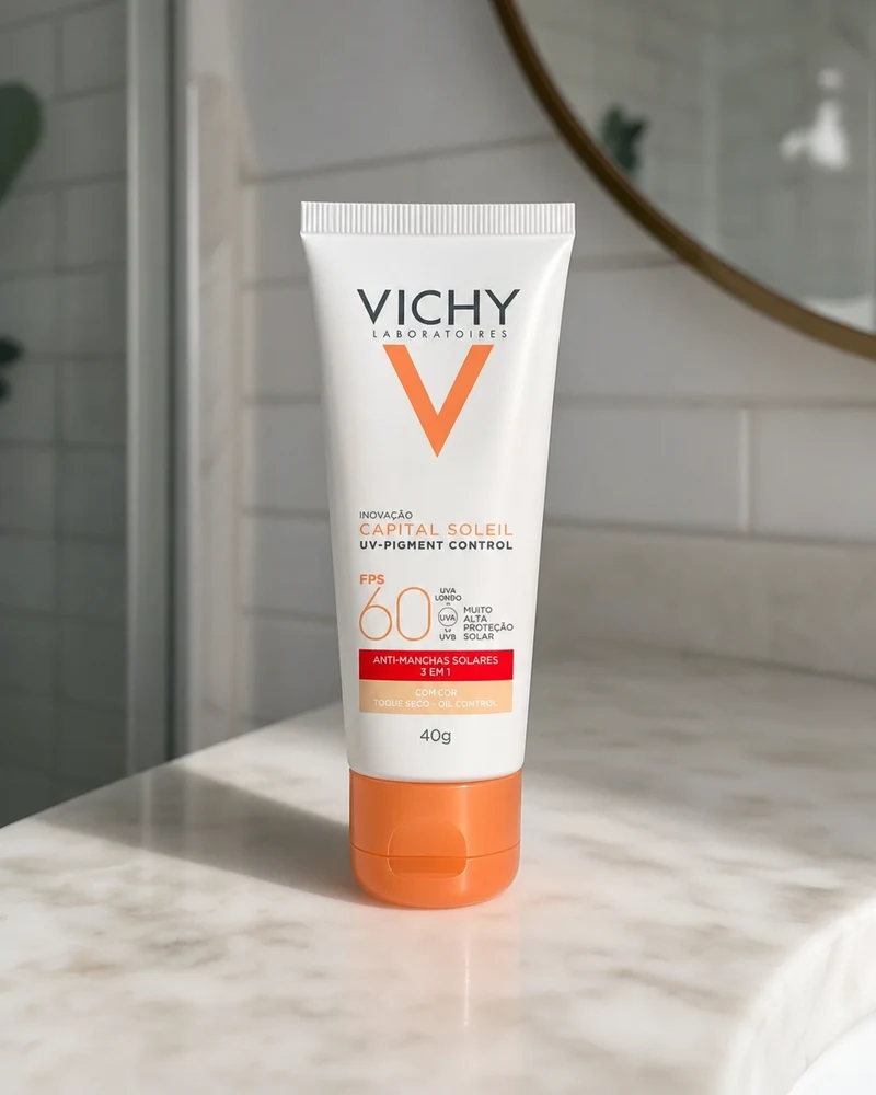 Vichy Capital Soleil UV-Pigment Control com Cor FPS 60