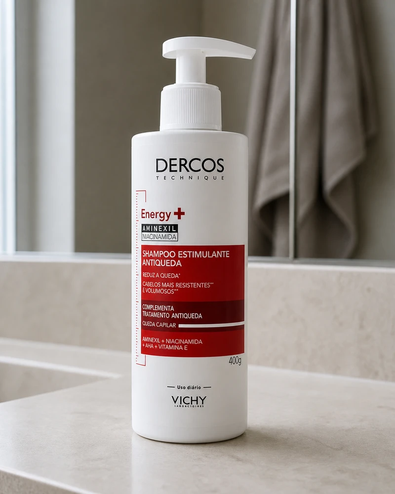 Vichy Dercos Energy+ shampoo estimulante antiqueda 400 g