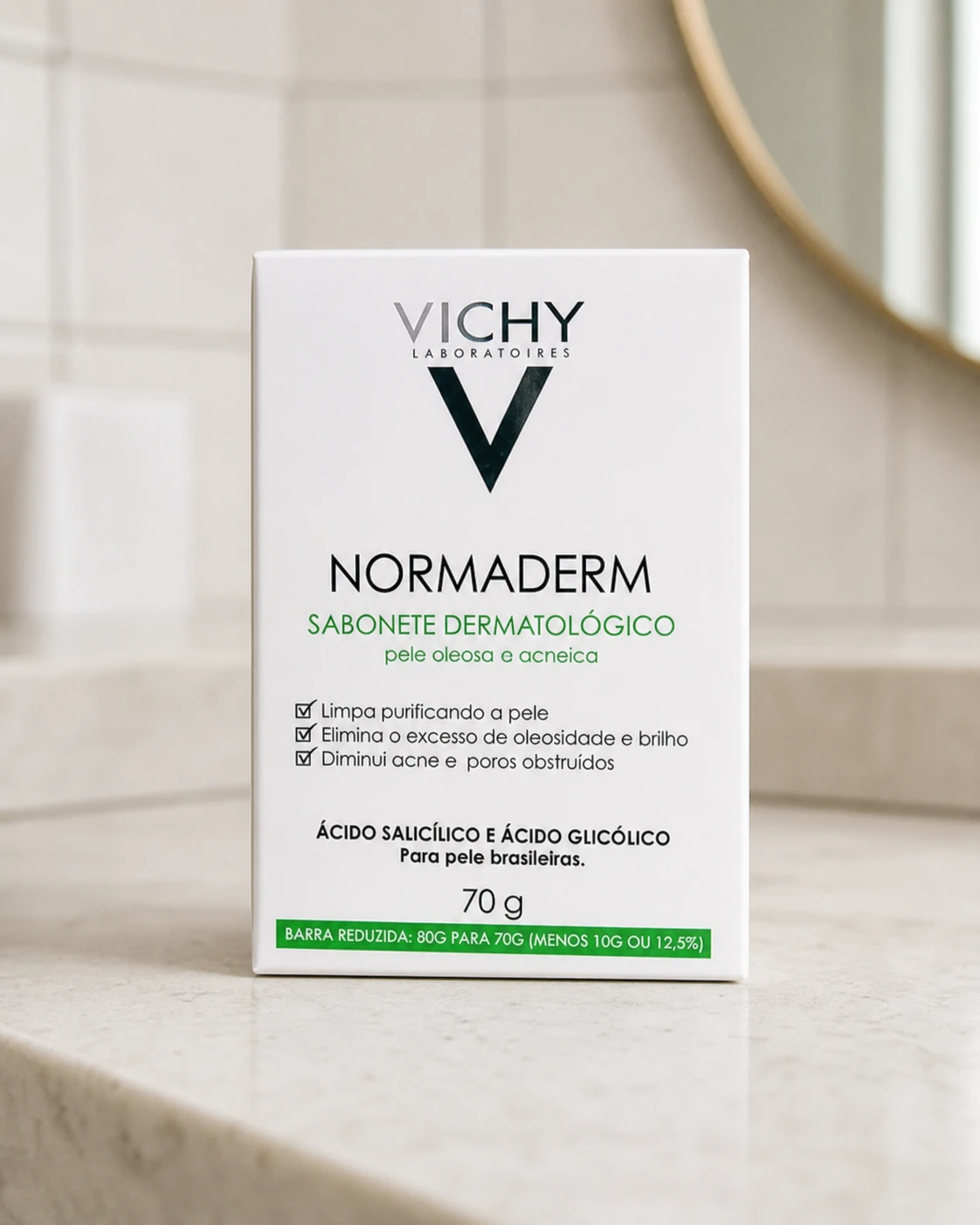 Vichy Vichy Normaderm Sabonete em Barra Dermatológico, 70g