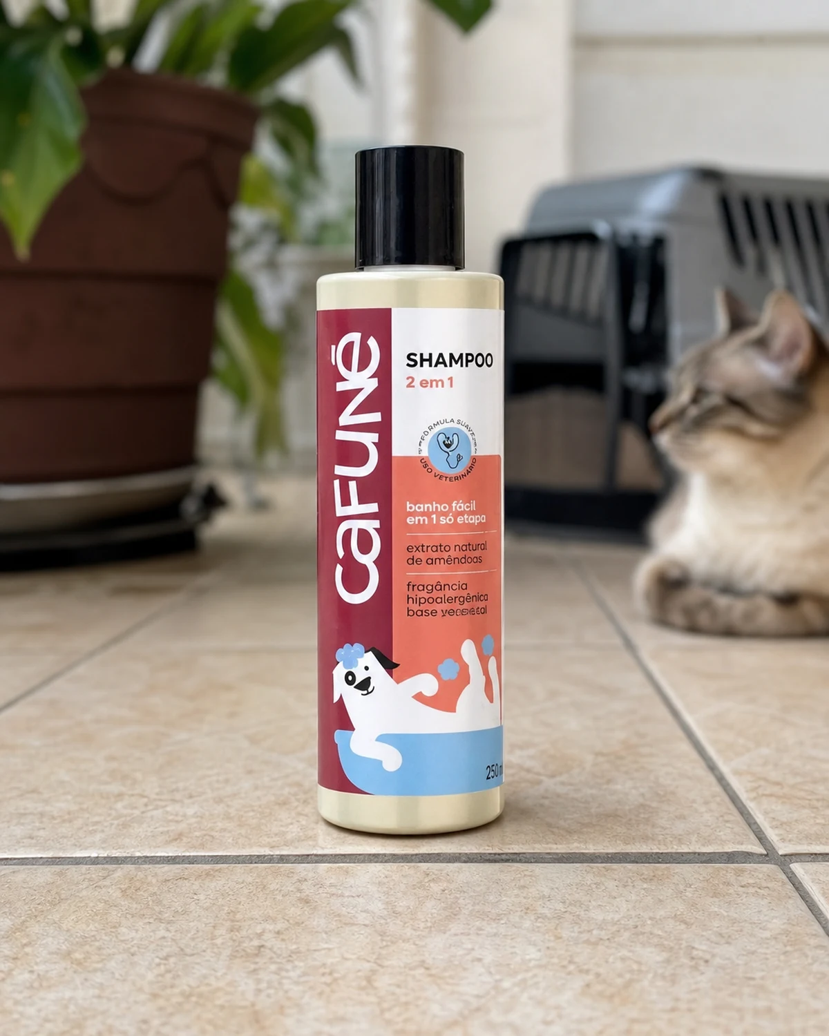 Cafuné shampoo 2 em 1 Amêndoas 300 ml
