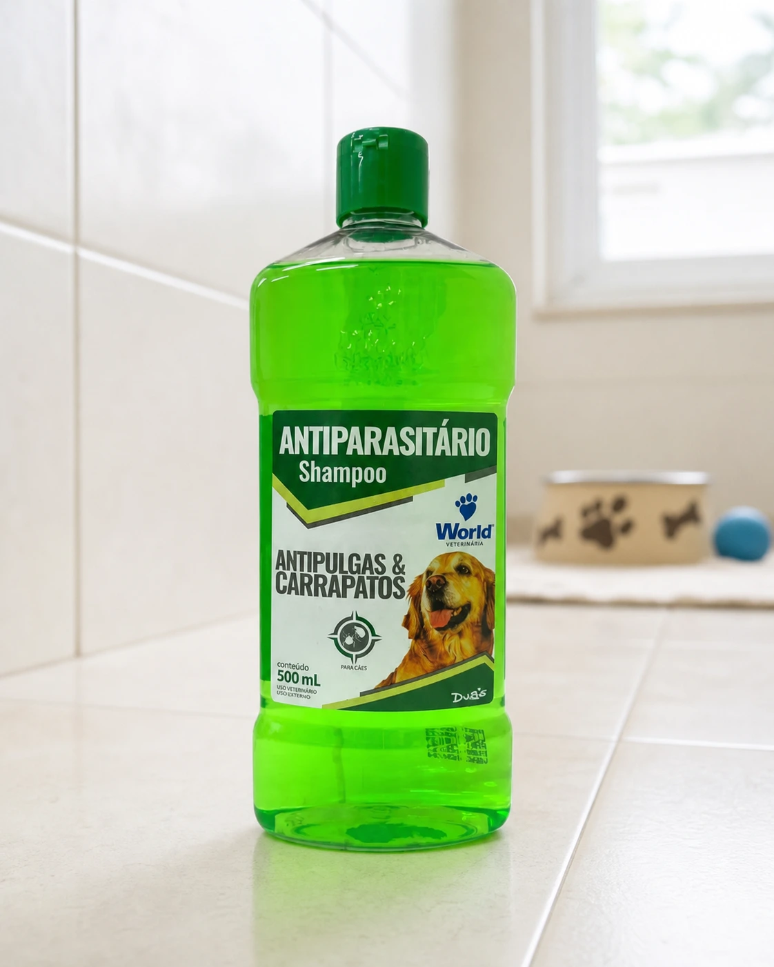 Dug's shampoo antipulgas e carrapatos para cães 500 ml