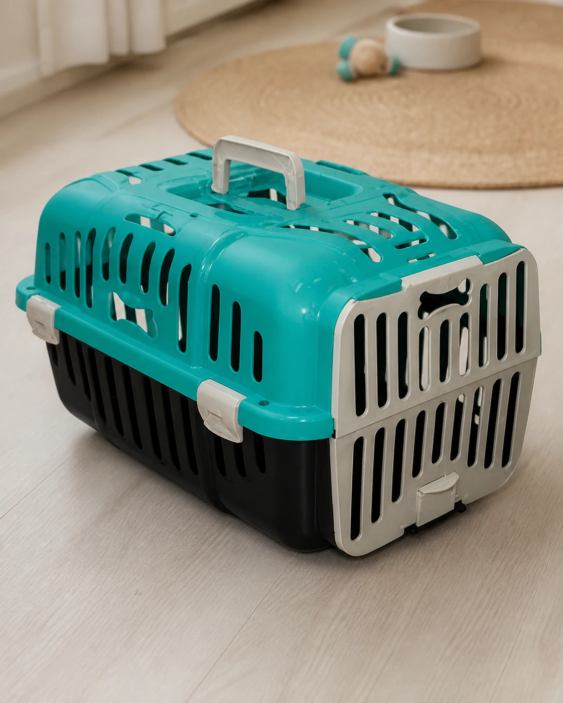 Caixa de transporte Furacão Pet Joy número 1, verde