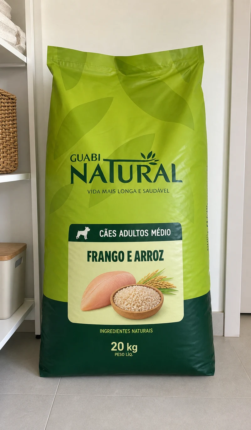 Guabi Natural Guabi Natural Cães Adultos Médio Frango e Arroz, 20kg