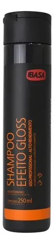 Shampoo Ibasa Estética Efeito Gloss para pets, frasco de 500ml