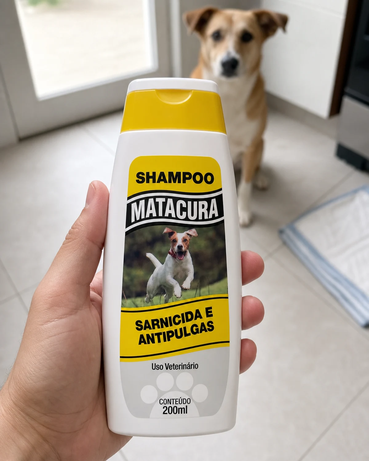 Matacura shampoo sarnicida e antipulgas 200 ml