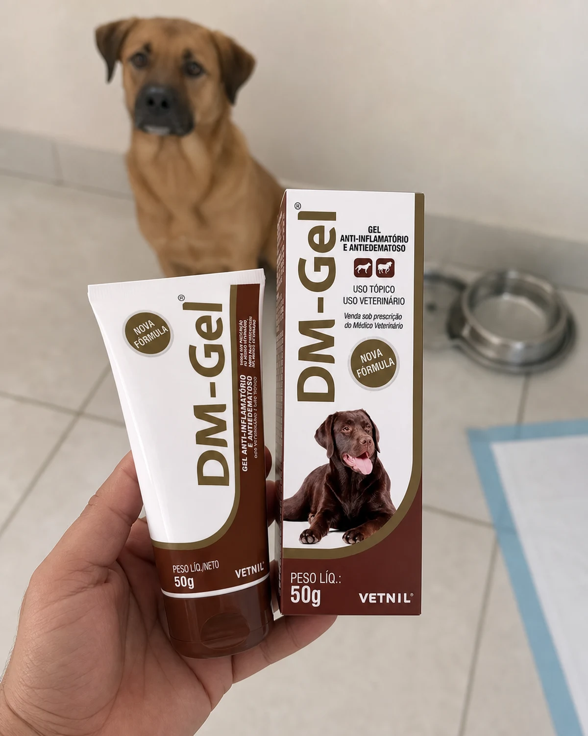 Pasta nutricional Vetnil DM-Gel, bisnaga de 50g
